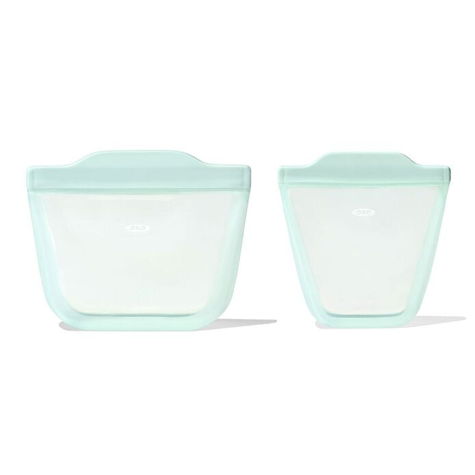 Tot Silicone Reusable Bag - 2-Piece Stand-Up Cup Set Q6
