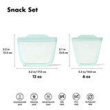 Tot Silicone Reusable Bag - 2-Piece Stand-Up Cup Set Q6