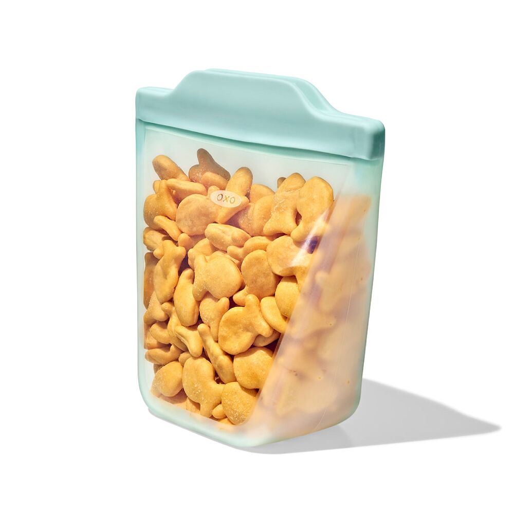 Tot Silicone Reusable Bag - 2-Piece Stand-Up Cup Set Q6