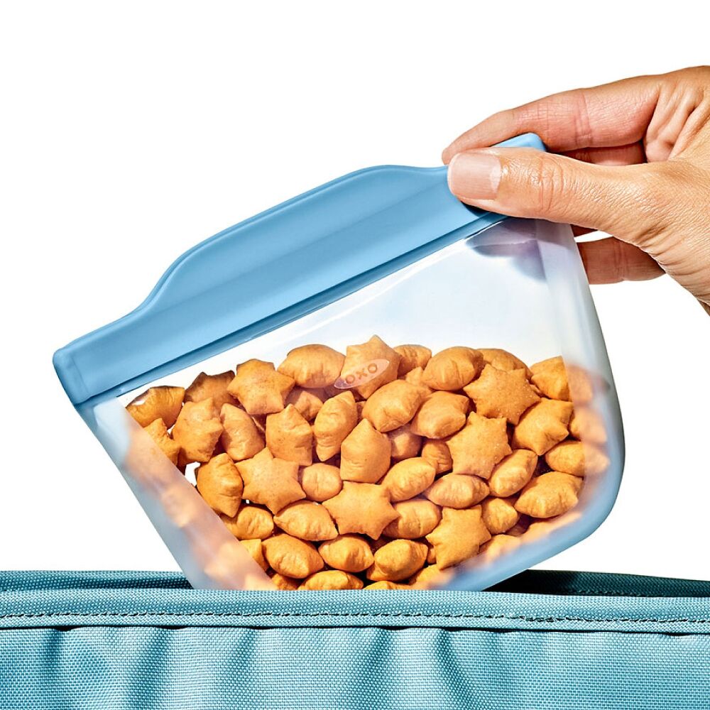 Tot Silicone Reusable Bag - 2-Piece Stand-Up Cup Set Q6