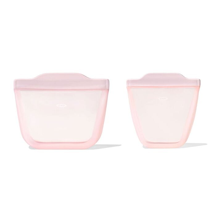 Tot Silicone Reusable Bag - 2-Piece Stand-Up Cup Set Q6