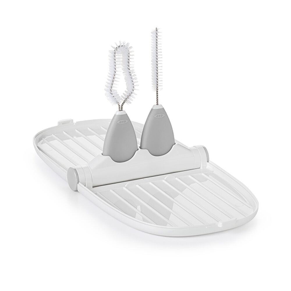Breast Pump Parts Drying Rack with Detail Brushes I1