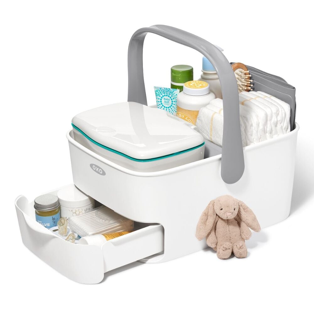 Diaper Caddy with Changing Mat W1