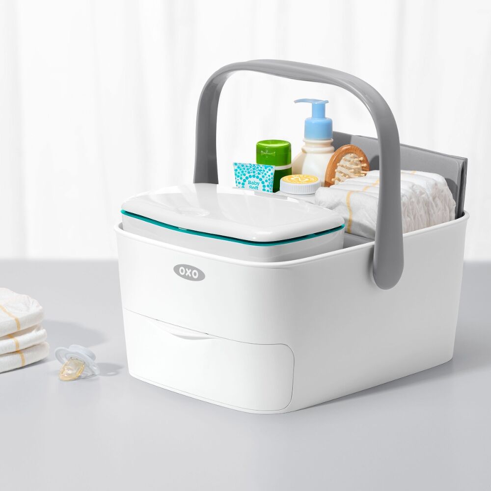 Diaper Caddy with Changing Mat W1