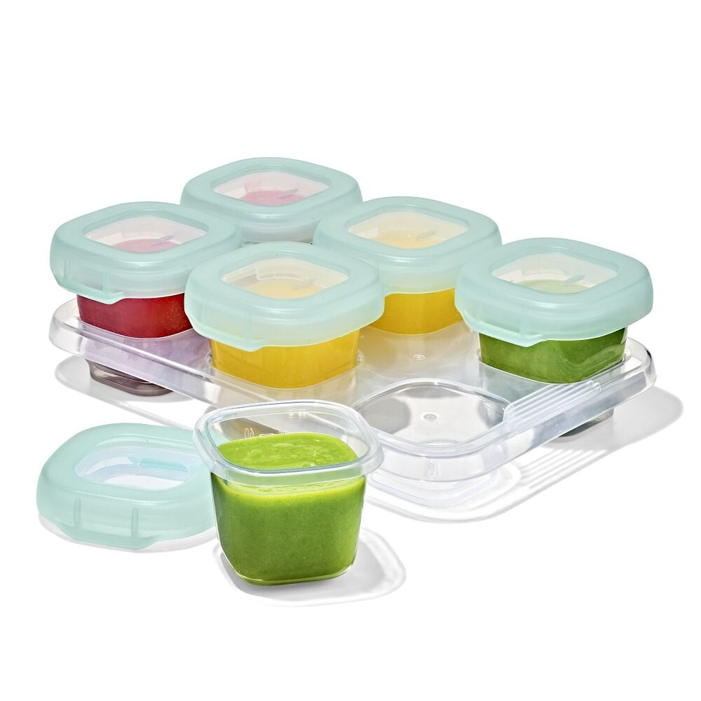 Baby Blocks Food Storage Containers (2 oz) - Opal C0