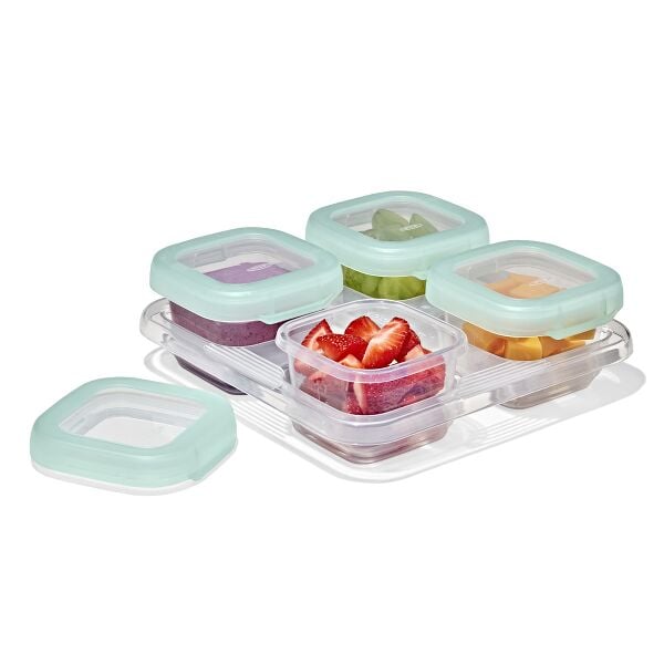 Baby Blocks Food Storage Containers (4 oz) - Opal Q4