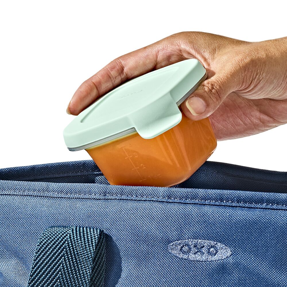 Silicone Baby Blocks Food Storage Containers (4 oz) - Opal P7