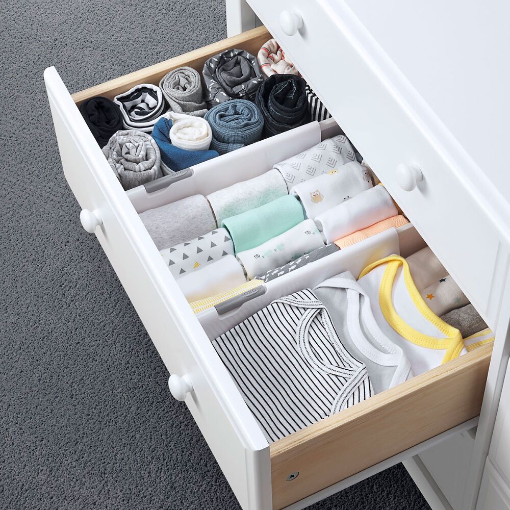 OXO TOT Expandable Dresser Drawer Divider - 4 Pack U9