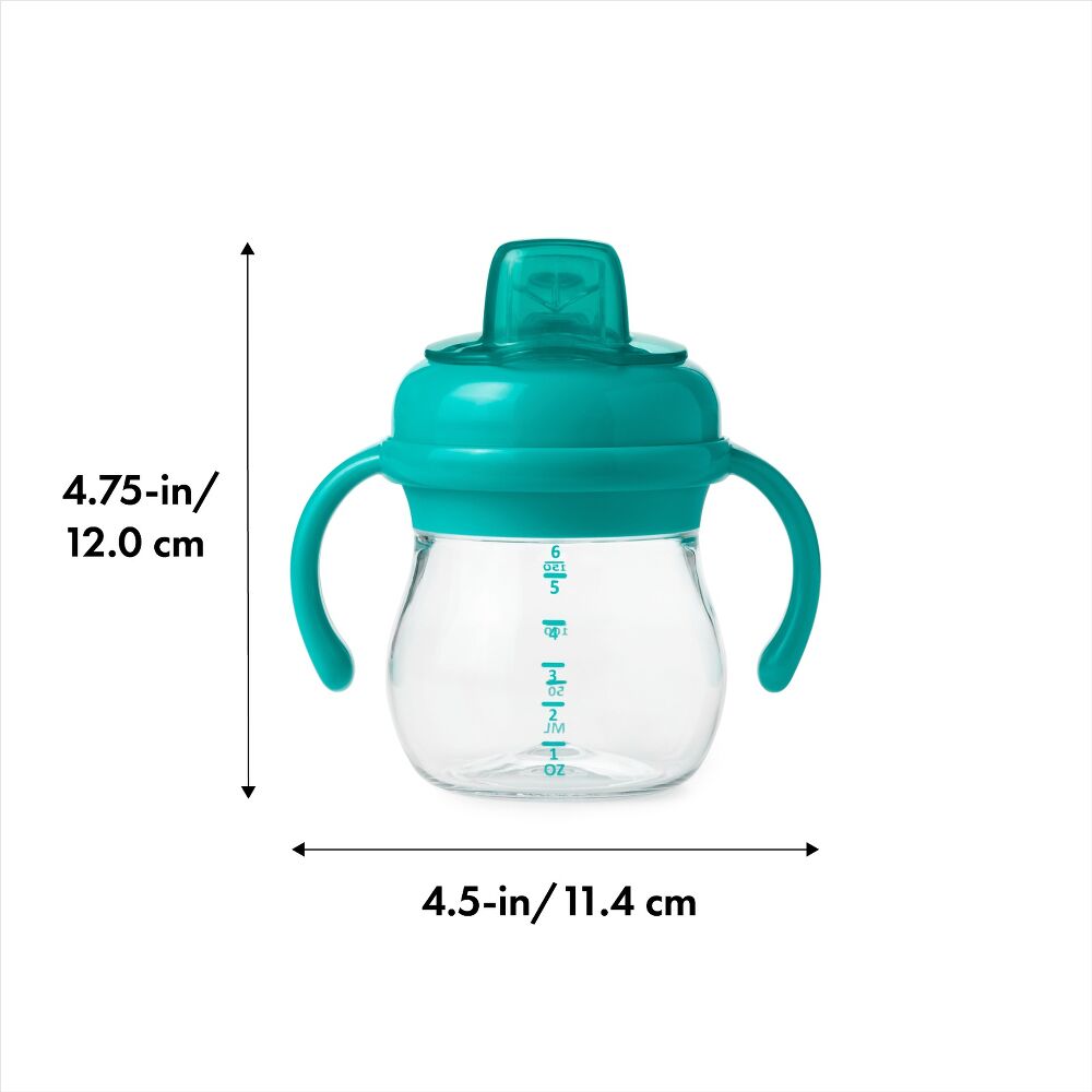 Transitions 6 Oz Soft Spout Sippy Cup with Removable Handles E0